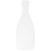 Perleplate Midi flaske, 8,5×23,5 cm – til våre rørperler med diameter 5 mm
