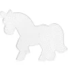 Perleplate Midi unicorn enhjørning, 18,5×14 cm – til våre rørperler med diameter 5 mm
