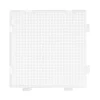 Perleplate Mini lite kvadrat, 7,5×7,5 cm – til våre Mini-rørperler med diameter 2,5 mm