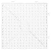 Perleplate XL firkant, 16×16 cm – til våre XL-rørperler med diameter 9 mm