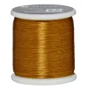 Perletråd Miyuki 50 meter – gull – 0,2 mm i diameter, fremstilt i 100 % nylon