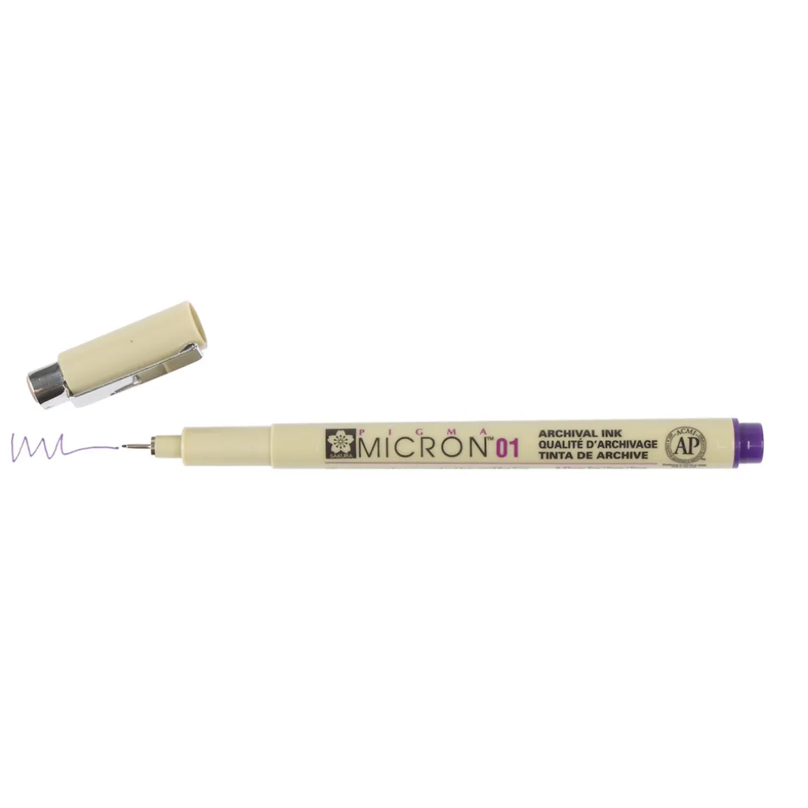 Pigma Micron 01 Lilla 0,25 mm