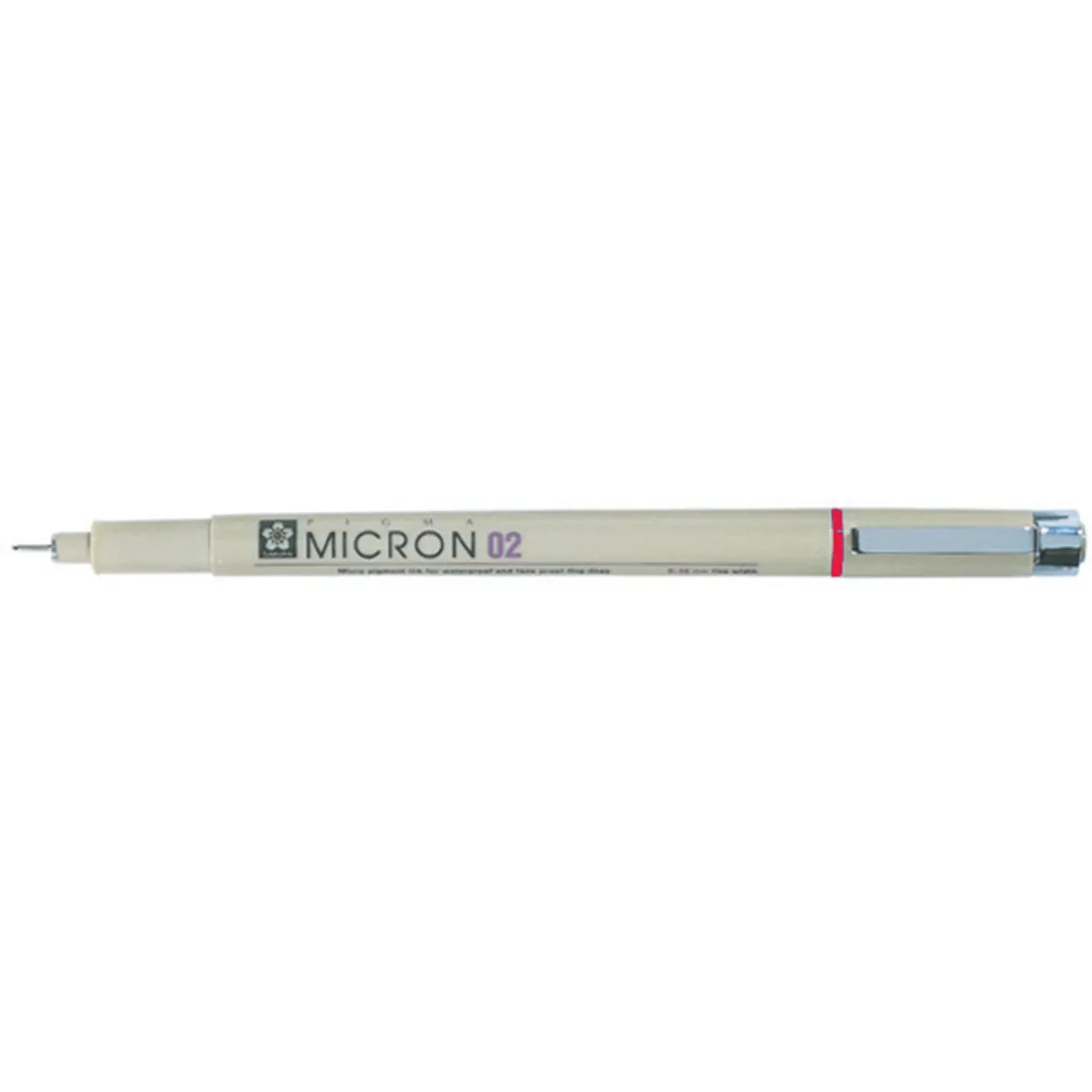 Pigma Micron 02 Rød 0,3 mm