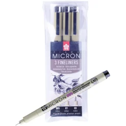 Pigma Micron sett 3pk 0,2-0,35