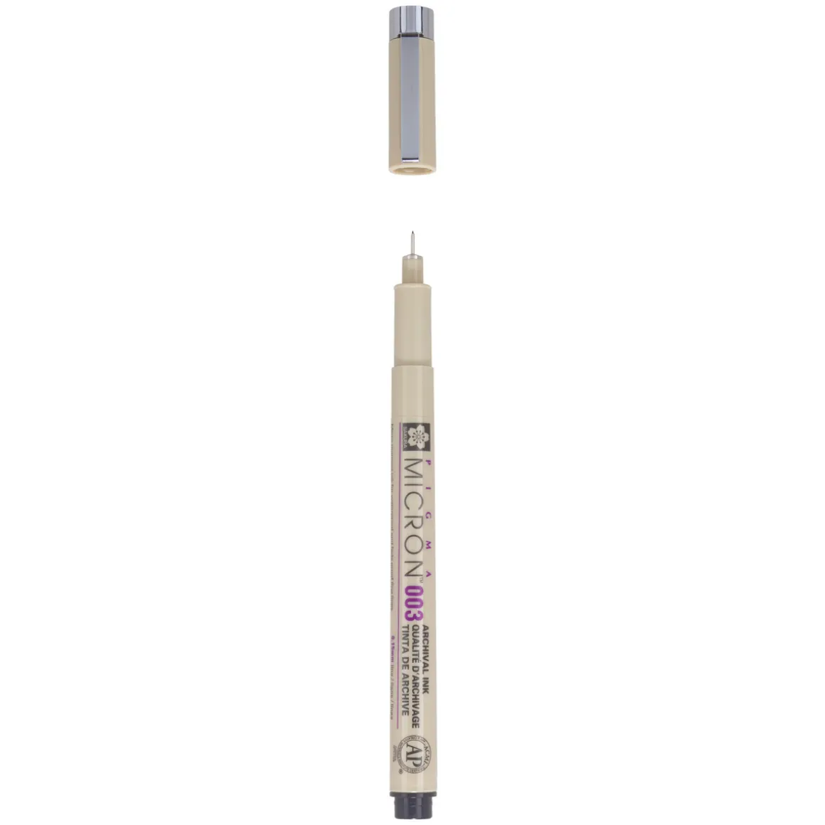 Pigma Micron 003 Sort 0,15 mm
