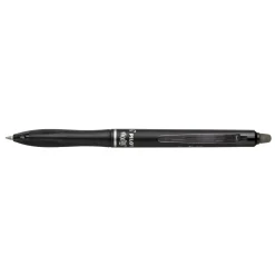 Pilot Frixion Ball+ 0,7 mm, svart kulepenn med utviskbart blekk / gelblekk