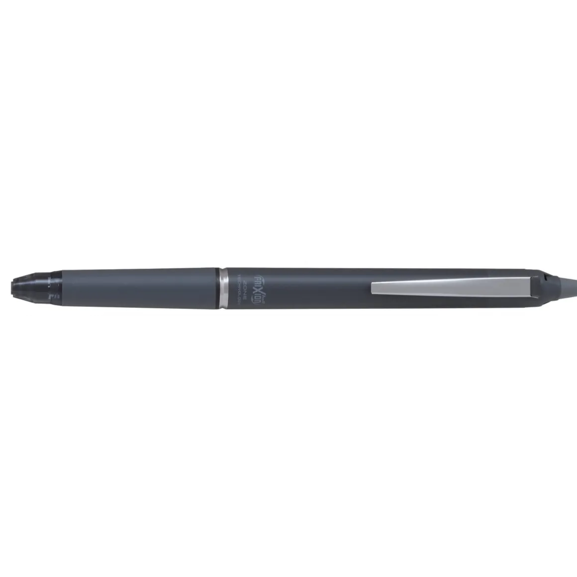 Pilot Frixion Ball Zone Grey 0,7 mm, svart blekkpenn med utviskbart gelblekk
