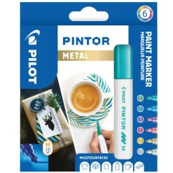 Pilot Pintor M Metal 6pk