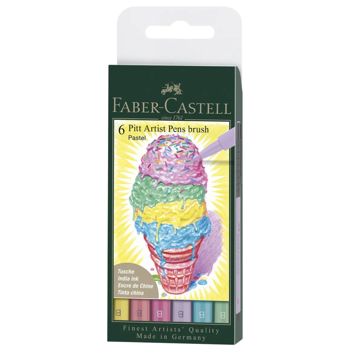 PITT artist pen B 6p Pastel