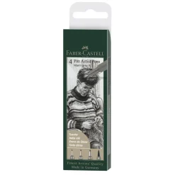 PITT artist pen set 4-pack – warm grey