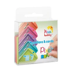 Pixel nøkkelring 5-pk. bright