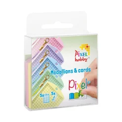 Pixel nøkkelring 5-pk. pastel
