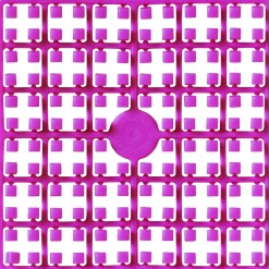 Pixelperler Mørkrosa no. 249
