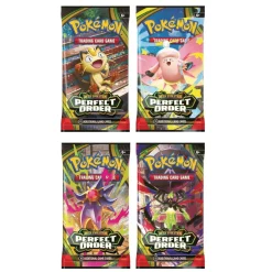 Pokémon TCG Mega Evolution Perfect Order – OBS! Prisen gjelder kun ÉN boosterpack (10 kort)