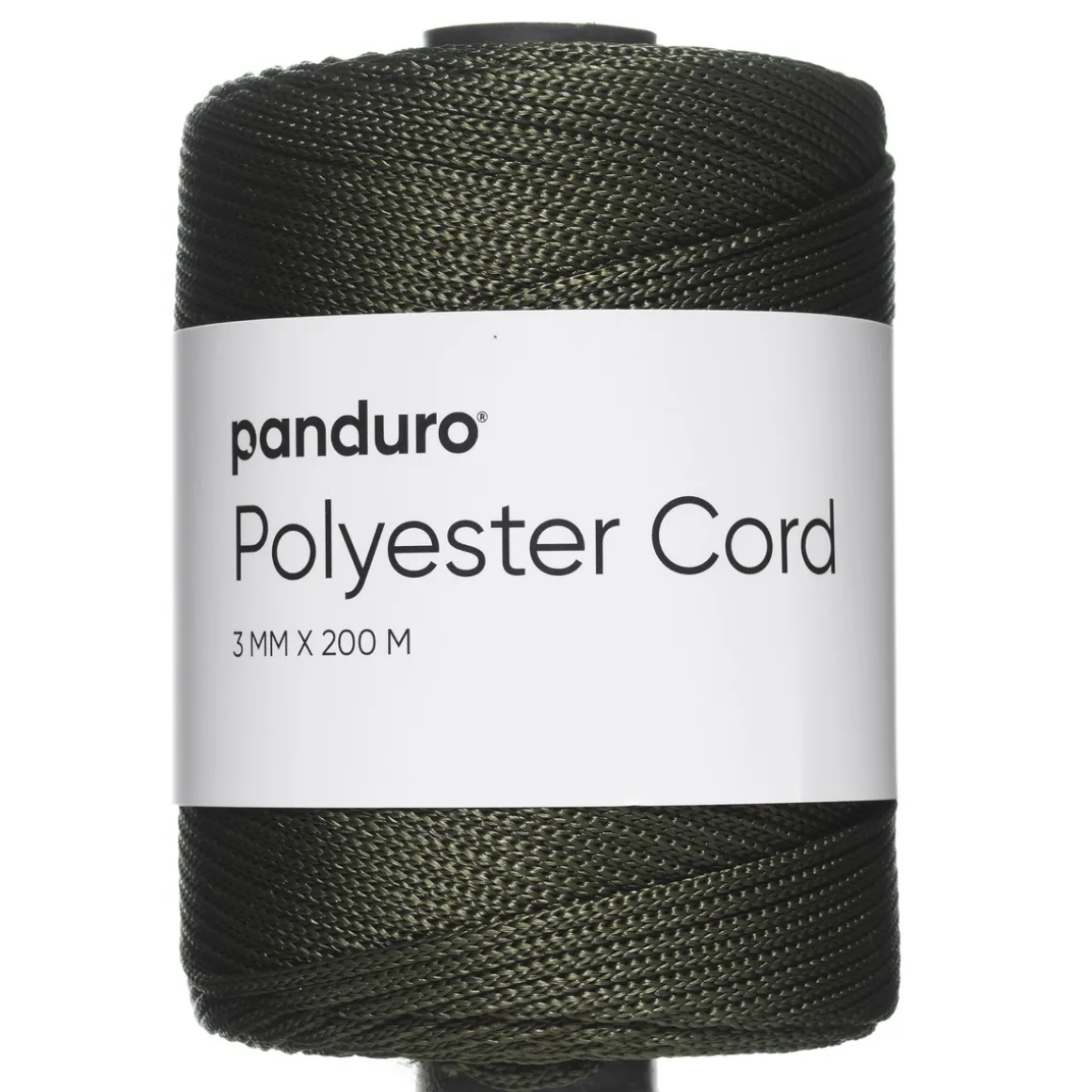 Polyestersnor 200 meter, Ø3 mm, skogsgrønn