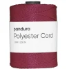 Polyestersnor 200 meter, Ø3 mm, vinrød