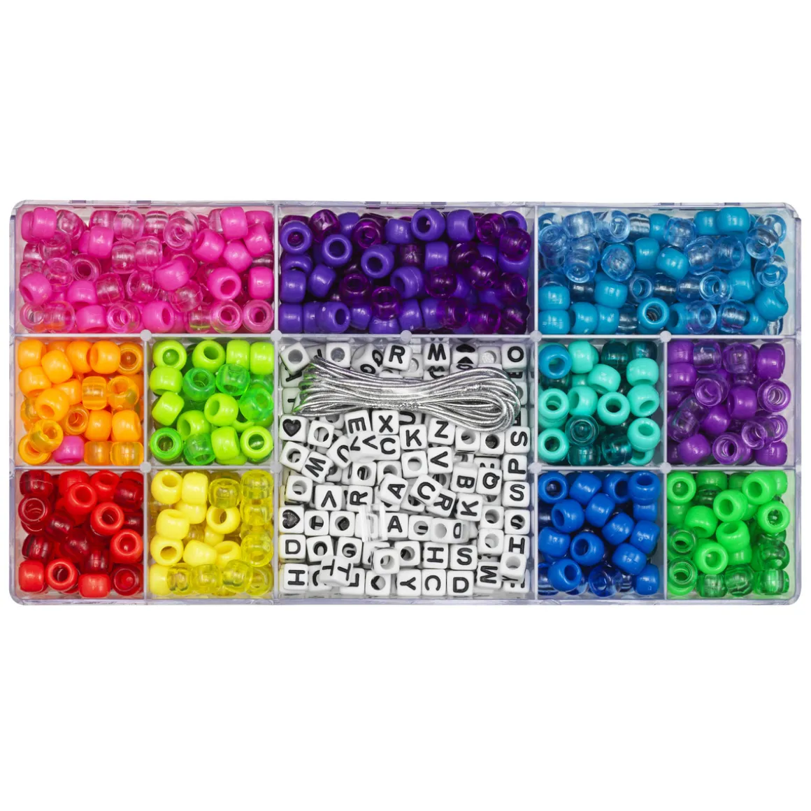 Pony Beads Alphabet 240g 990st