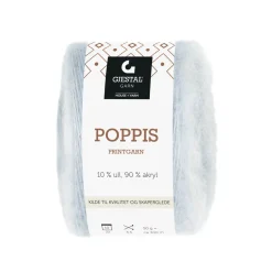 Poppis 50 g lyseblå