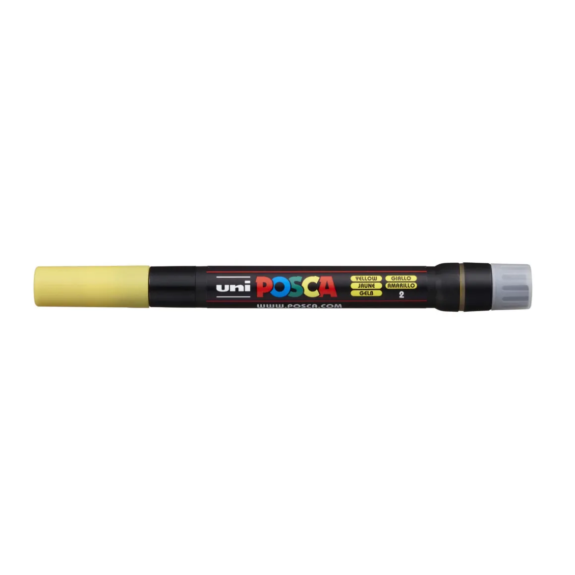 Posca Brush Yellow 1-10 mm