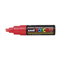 Posca PC-8K Fluorescent Red 740 (8 mm broad tip / chisel)