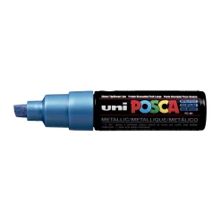 Posca PC-8K Metallic Blue 880 (8 mm broad tip / chisel)