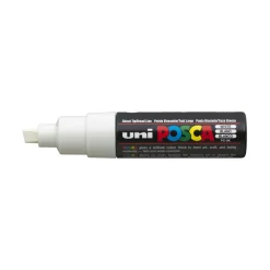 Posca PC-8K White 52 (8 mm broad tip / chisel)