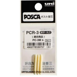 Posca replacement nibs PCR-3M, 3 stk. nye spisser / ekstraspisser til Posca PCR-3M
