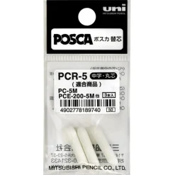 Posca replacement nibs PCR-5M, 3 stk. nye spisser / ekstraspisser til Posca PCR-5M
