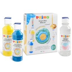 Primo Slime Lab Metallic – 2×240 ml metallic slimfarge + 240 ml slimaktivator