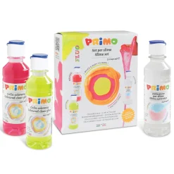 Primo Slime Lab Neon – 2×240 ml neon slimfarge + 240 ml slimaktivator
