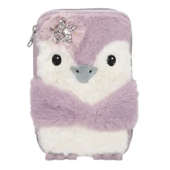 Princess Mimi dobbelt pennal med verdens søteste pingvin + penner! 13×19,5×5,5 cm