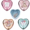 Princess Mimi melketanneske, liten hjerteformet eske for småting, 4,8×4,9 cm. Pris per stykk, selges assortert på nett
