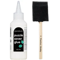 Puzzle Saver Set, 100 ml puslespillim + skumgummipensel 50 mm