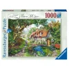 Ravensburger puslespill – Flower Hill Lane. 1000 biter, 70x50 cm.