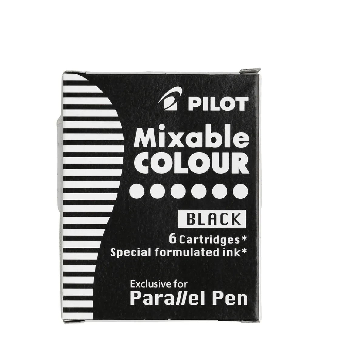 Refill Parallel Pen Sort 6 stk