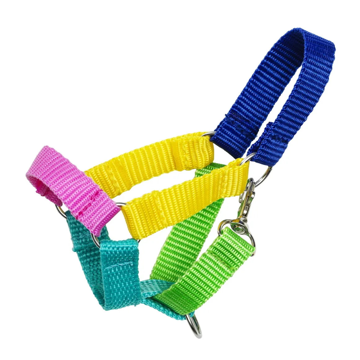 Regnbuefarget grime av nylon, beregnet for Hobby Pony