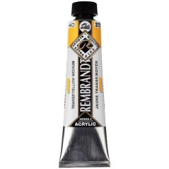 Rembrandt akrylmaling 40 ml Transparent Yellow Medium - 272