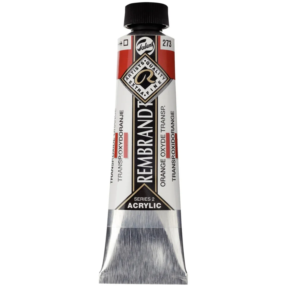 Rembrandt akrylmaling 40 ml Transparent Oxide Orange - 273