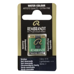 Rembrandt akvarellmaling halvkopp – Viridian 616