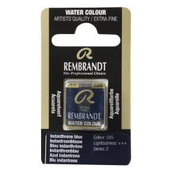 Rembrandt akvarellmaling halvkopp – Cobalt Turquoise Blue 586