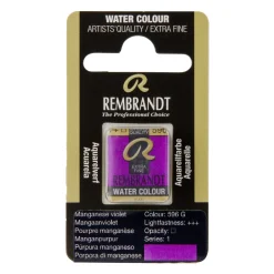 Rembrandt akvarellmaling halvkopp – Manganese Violet 596