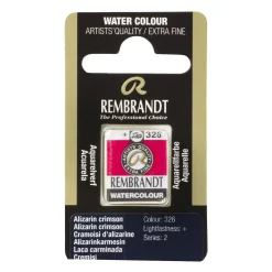 Rembrandt akvarellmaling halvkopp – Alizarin Crimson 326