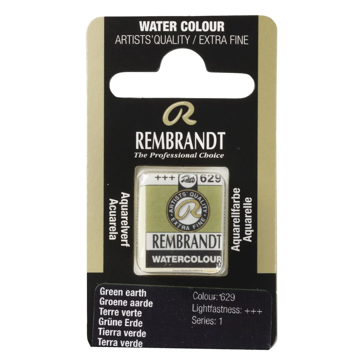 Rembrandt akvarellmaling halvkopp – Green Violet 629