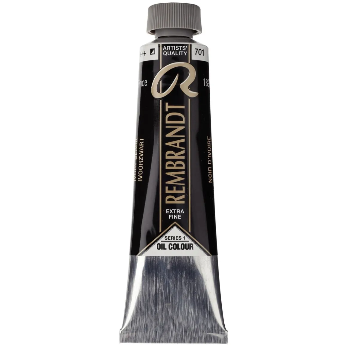 Rembrandt oljemaling 40 ml Ivory Black - 701