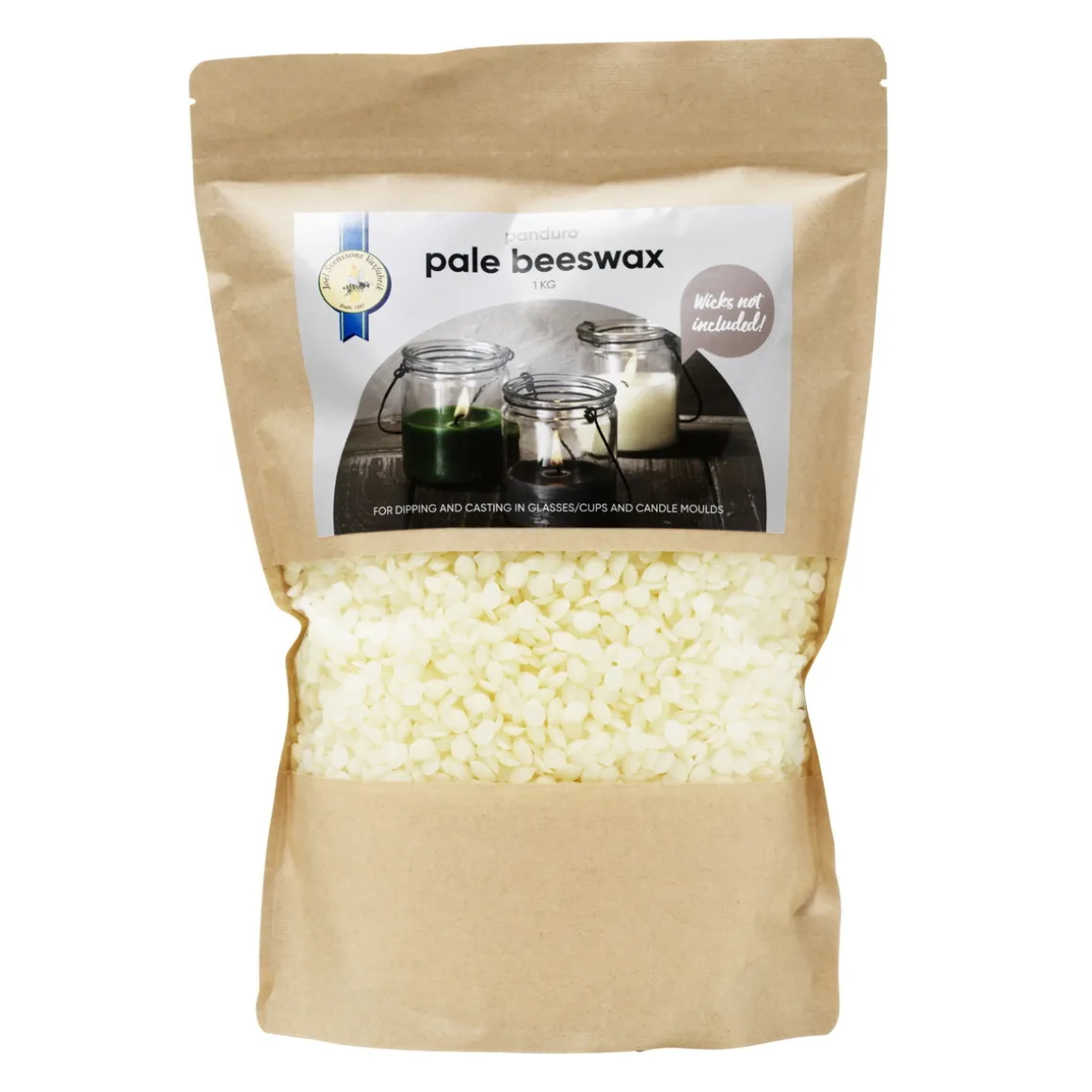 Ren bivoks til lysproduksjon, 1 kg
