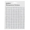Rhinestone Stickers iriserende blomster – til sammen 286 blomster med diameter 8 mm