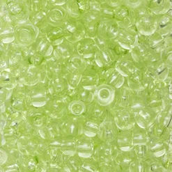 Rocaillesperle 6/0 l.grønn tra
