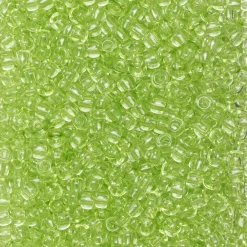 Rocaillesperle 9/0 l.grønn tra