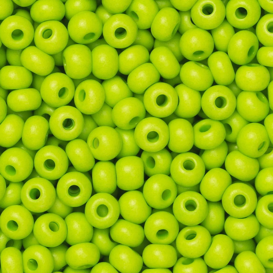 Rocaillesperle 6/0 lime opak