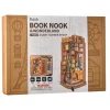 Rolife DIY Booknook Silent Corner Study bokstøtte miniatyr – TGE02, 118×118×249 mm